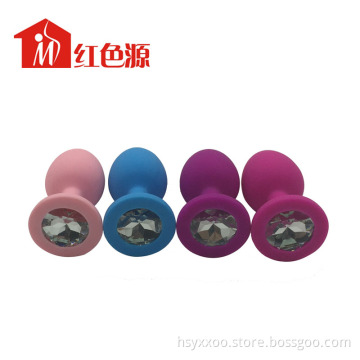 SM Sex Toy Silicone Butt Plug With Jewelry Anal Plug Sex Toys For Man And Woman